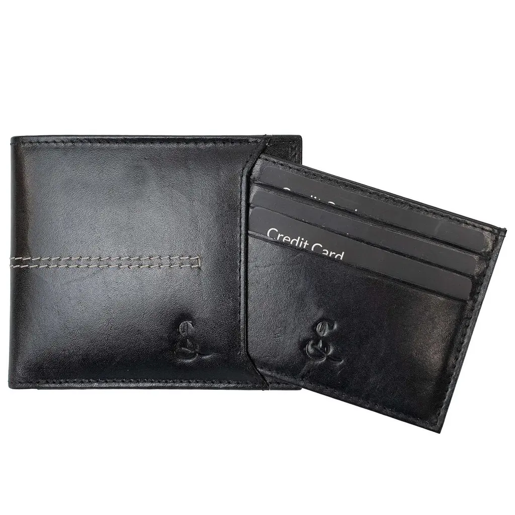 Портмоне мужское кожаное Semi Line RFID Black (P8267-0) - фото 2