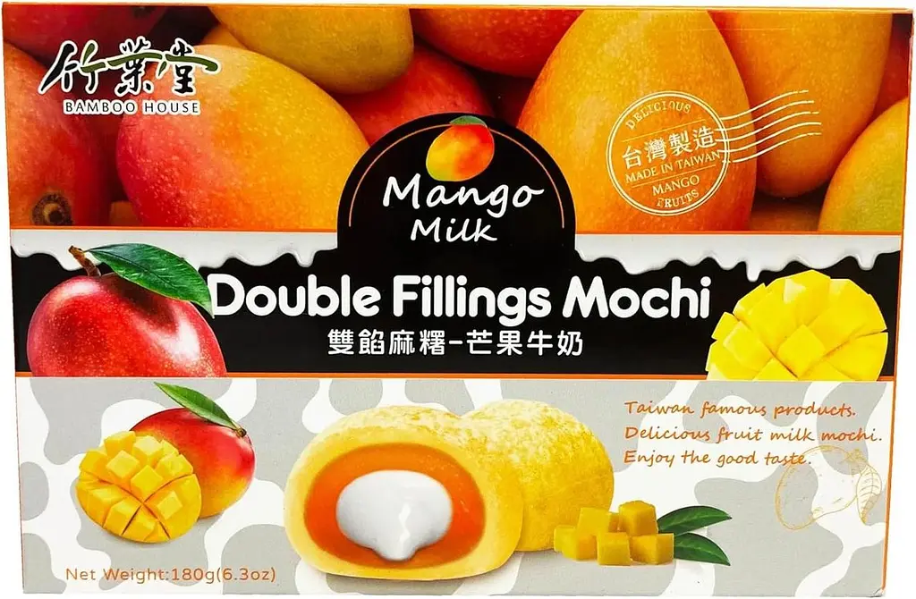 Моті Bamboo House Double Fillings Mochi Mango Milk 180г