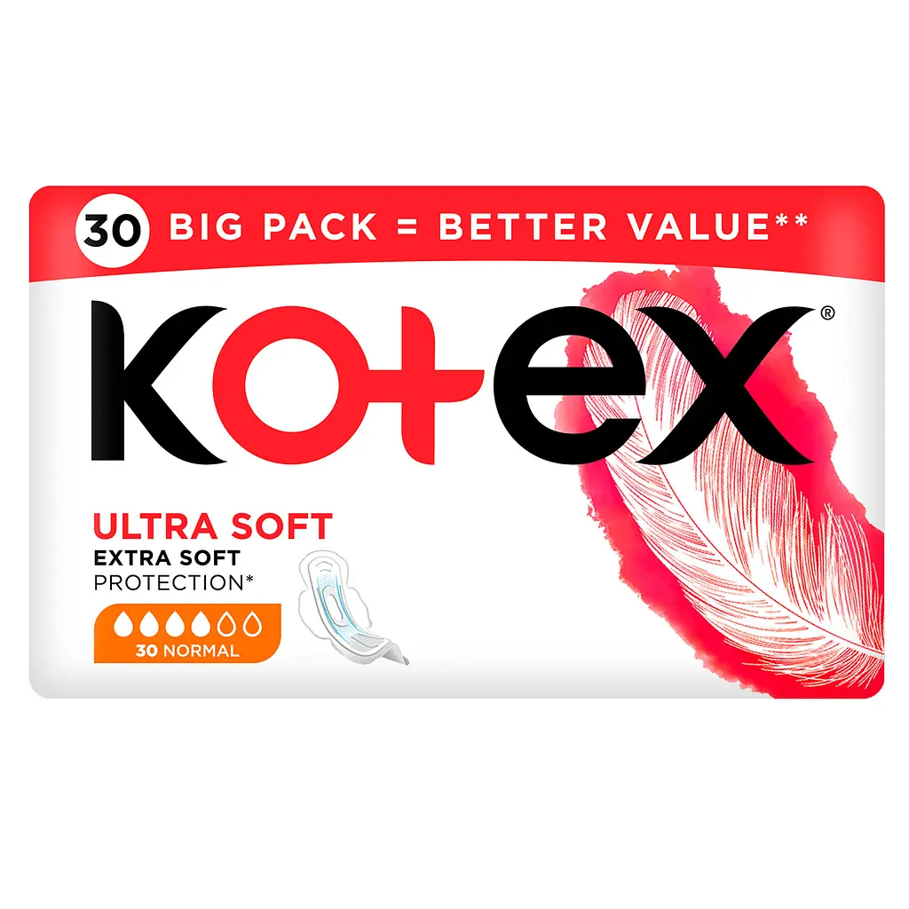 Прокладки гігієнічні Kotex Ultra Soft Normal Quadro 30 шт - фото 2