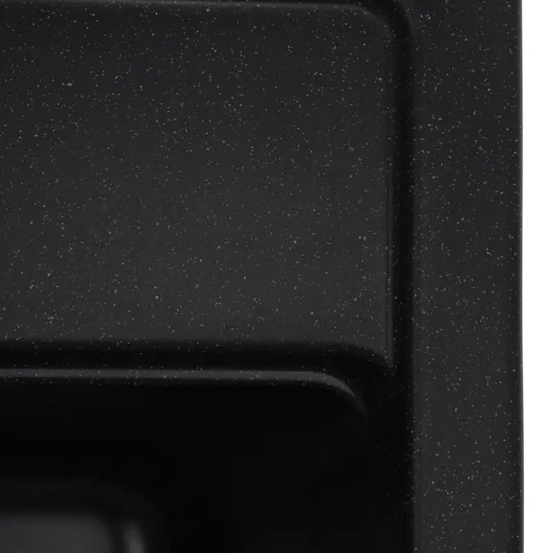 Кухонна мийка Zerix ZS-5751S-03 black ZX4596, Чорний матовий - фото 2