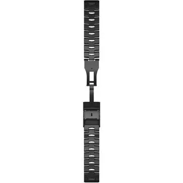 Ремінець Garmin QuickFit 22 Watch Bands Vented Titanium Bracelet with Carbon Grey DLC Coating (010-12863-09) - фото 2
