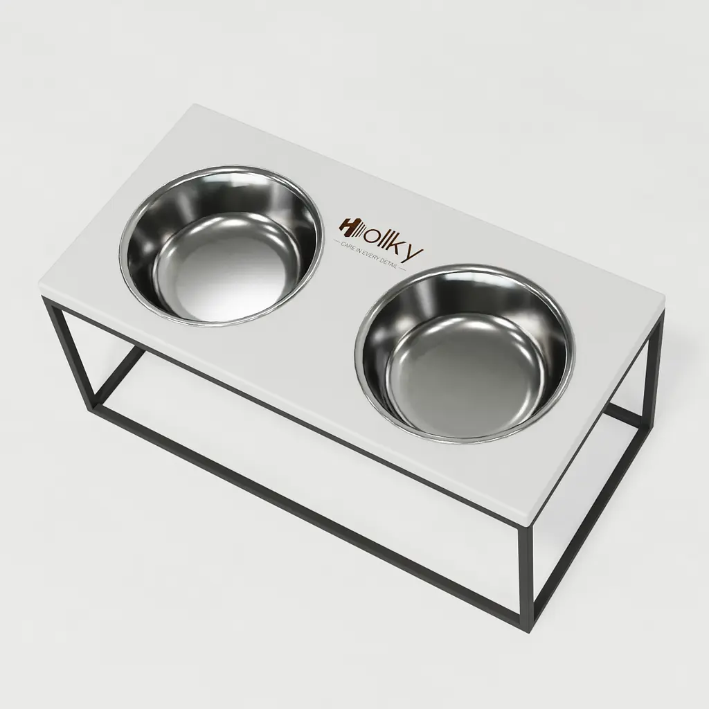 Hollky Base XL20 — миски на підставці для великих собак (2 × 1,8 л) - фото 5
