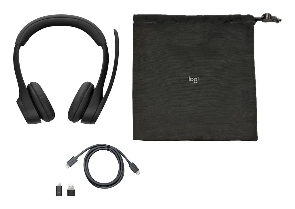 Бездротові навушники накладні з вбудованим мікрофоном Logitech Zone 305 Black - фото 7