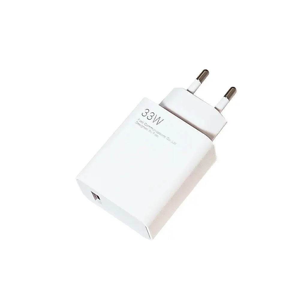 Зарядное устройство 33W + кабель USB Type C 6,5A Qualcomm QC3.0, QC4.0 АВS пластик Белый - фото 5