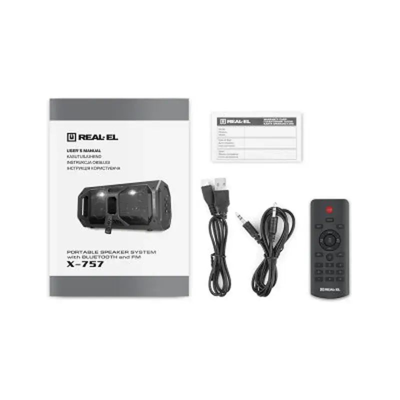Акустична система REAL-EL X-757 Black (EL121600007) - фото 11