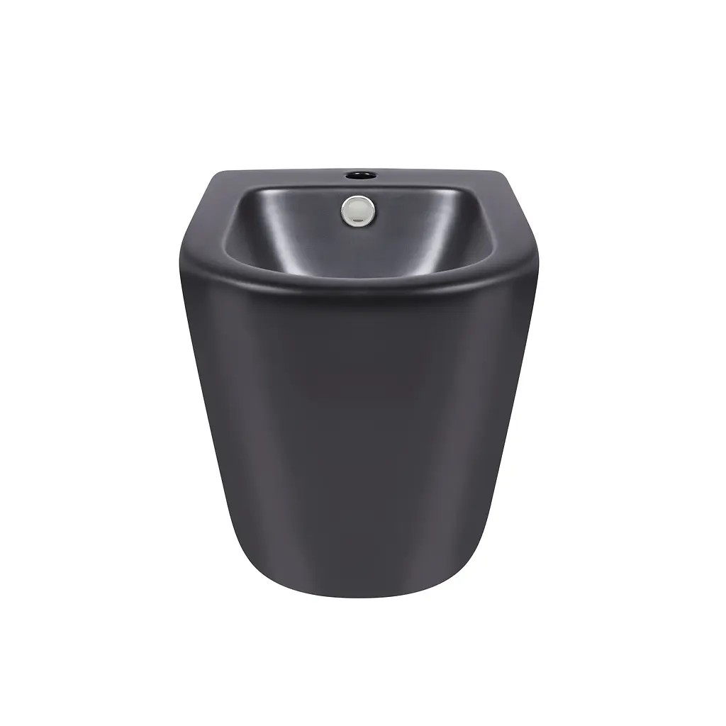 Біде підлогове Qtap Robin 565x360x405 Black matt QT13442141CMB, Чорний матовий - фото 2