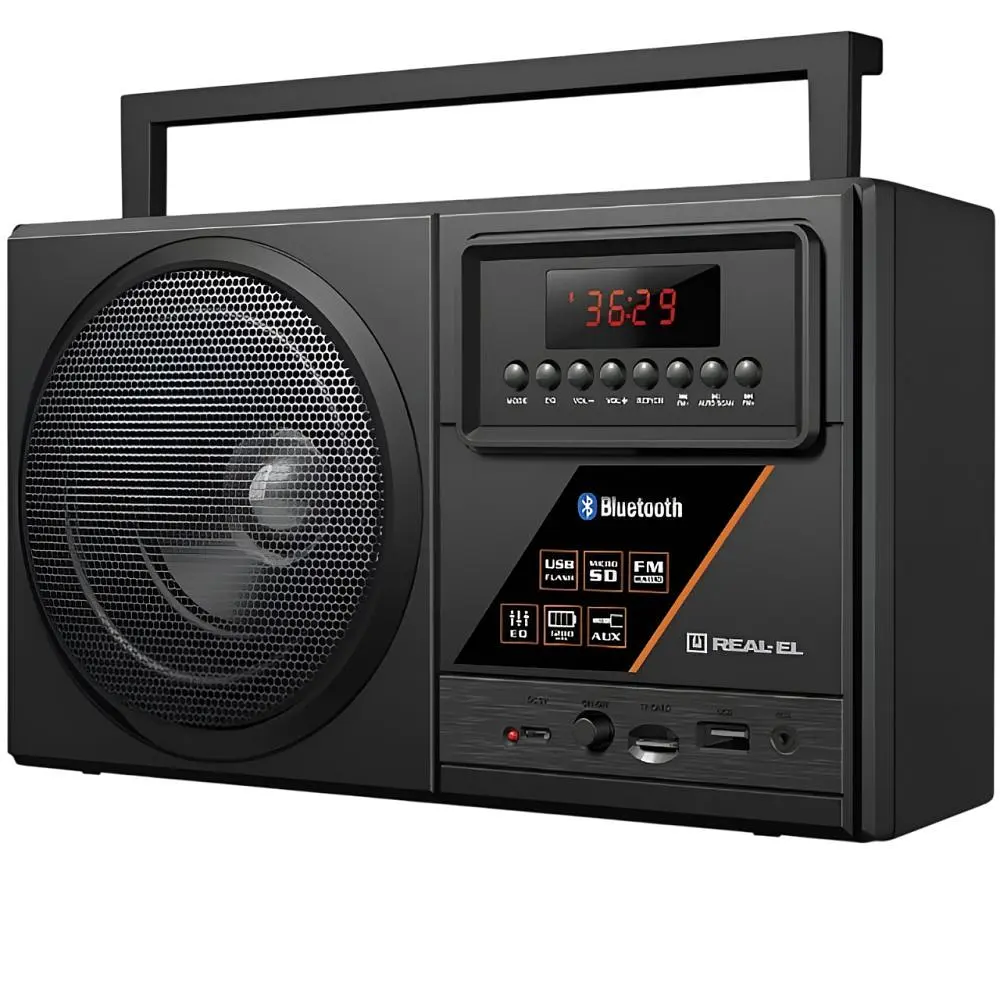 Радіоприймач Real-El X-700 Black (EL121800001) - фото 3