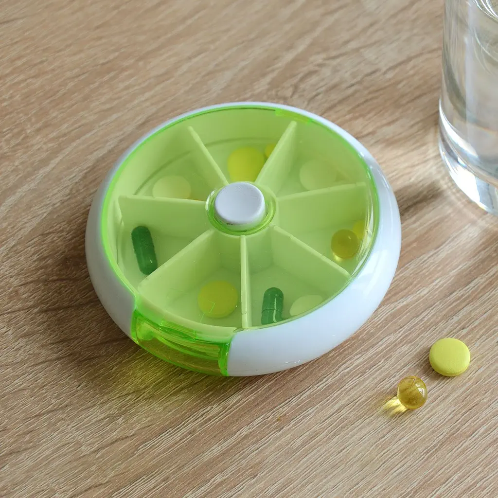 Органайзер для таблеток МВМ My Home PC-05, 7 днів 9 см зелений (PC-05 GREEN) - фото 8