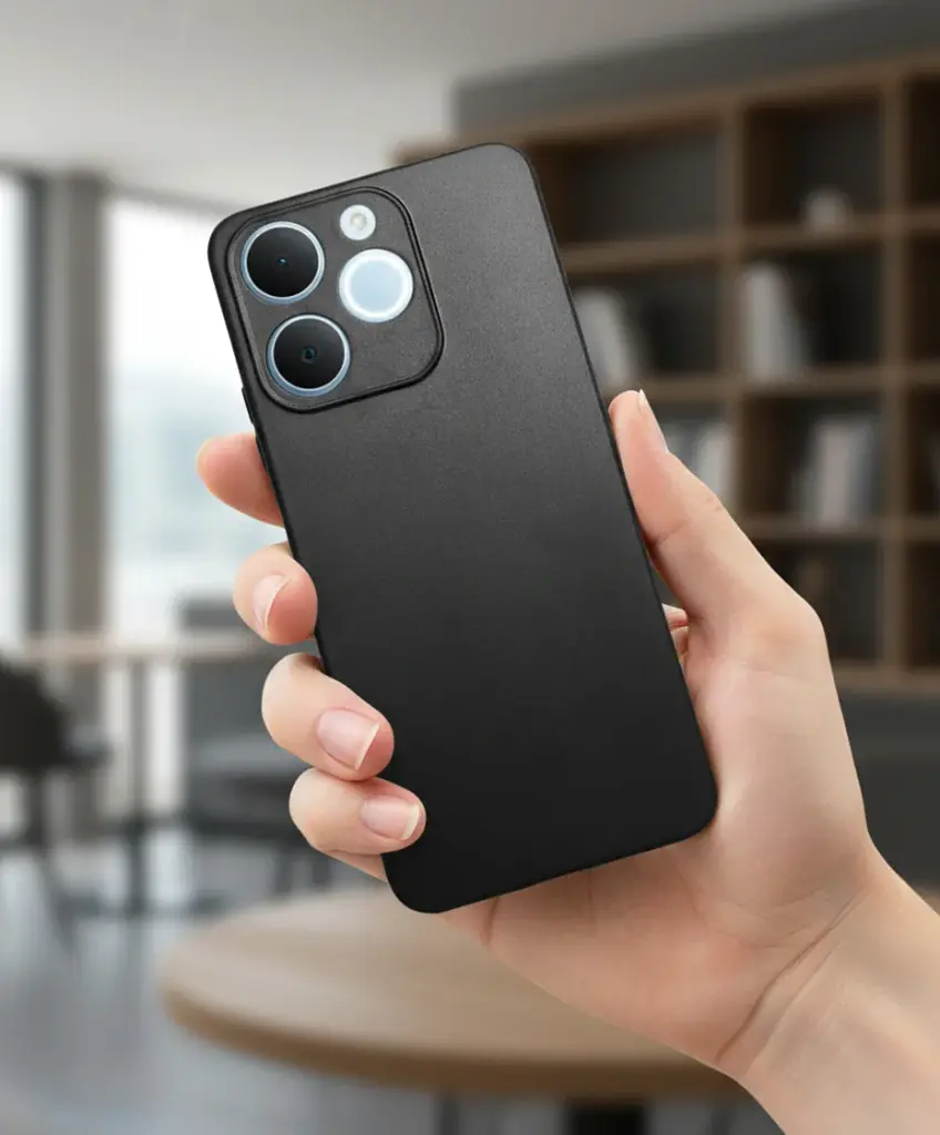 Чохол до мобільного телефона BeCover Silicone Realme Note 70 Black (714693) - фото 5