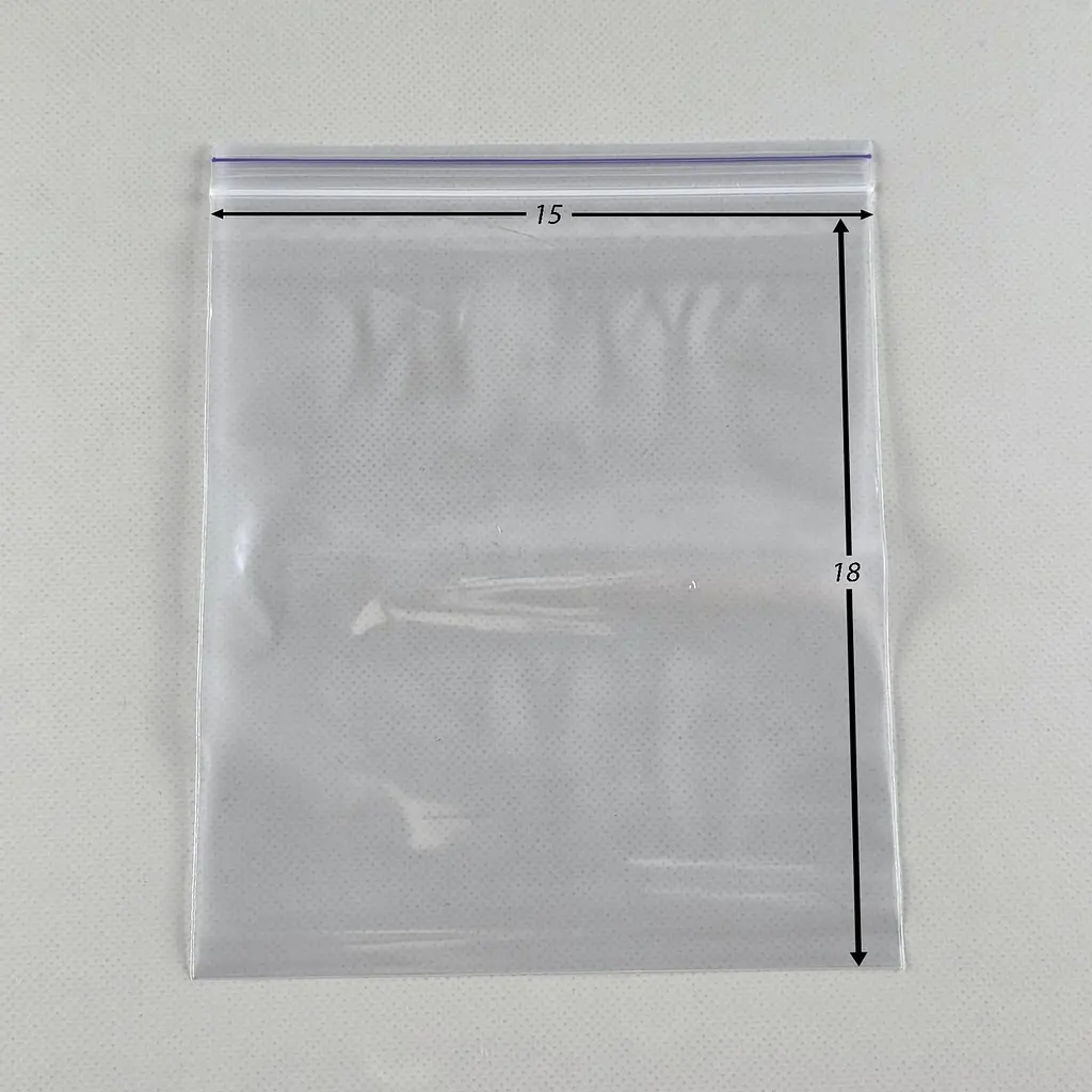 Пакети Zip-Lock прозорі 15x18 см, 100 шт, 50 мкм, поліетиленові пакети із застібкою - фото 2