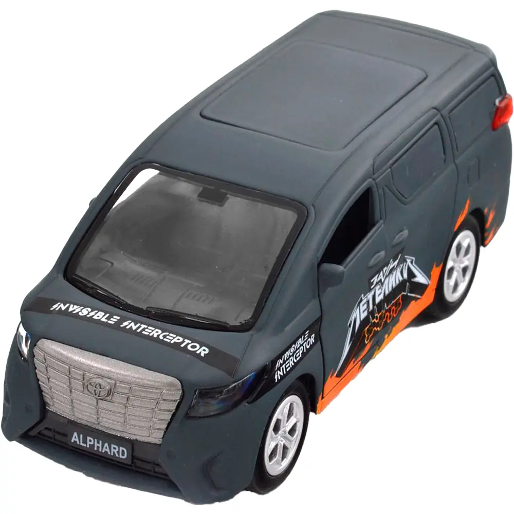 Машинка TechnoDrive серії Шеврони Героїв TOYOTA ALPHARD "INVISIBLE INTERCEPTOR"