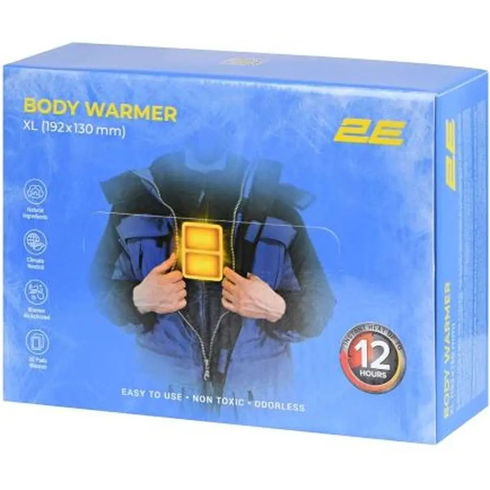 Грілка для тіла 2E хімічна XL 192x130 мм клейка до 12 годин - фото 5