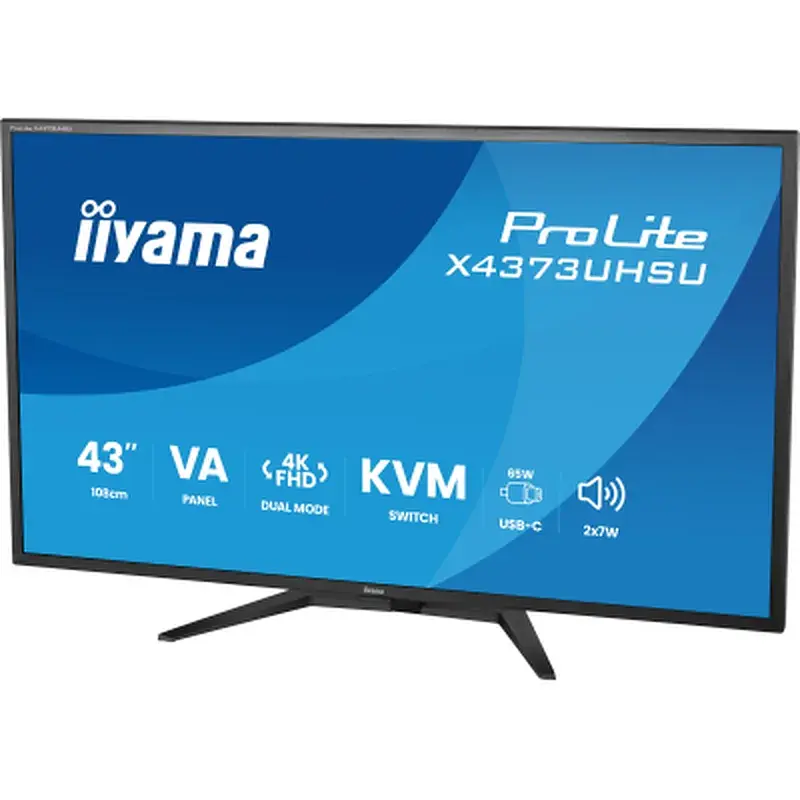 Монітор iiyama X4373UHSU-B2 - фото 9