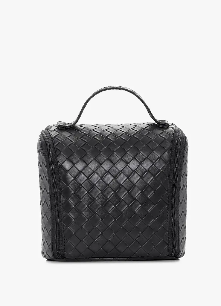 Жіноча косметичка Sambag Candy Box структурна чорна 20 х 19 х 14 см (30411067) - фото 2