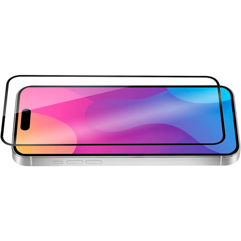 Защитное стекло Wave Premium 9Н Glass для Apple iPhone 15 Pro Black [98068] - фото 4