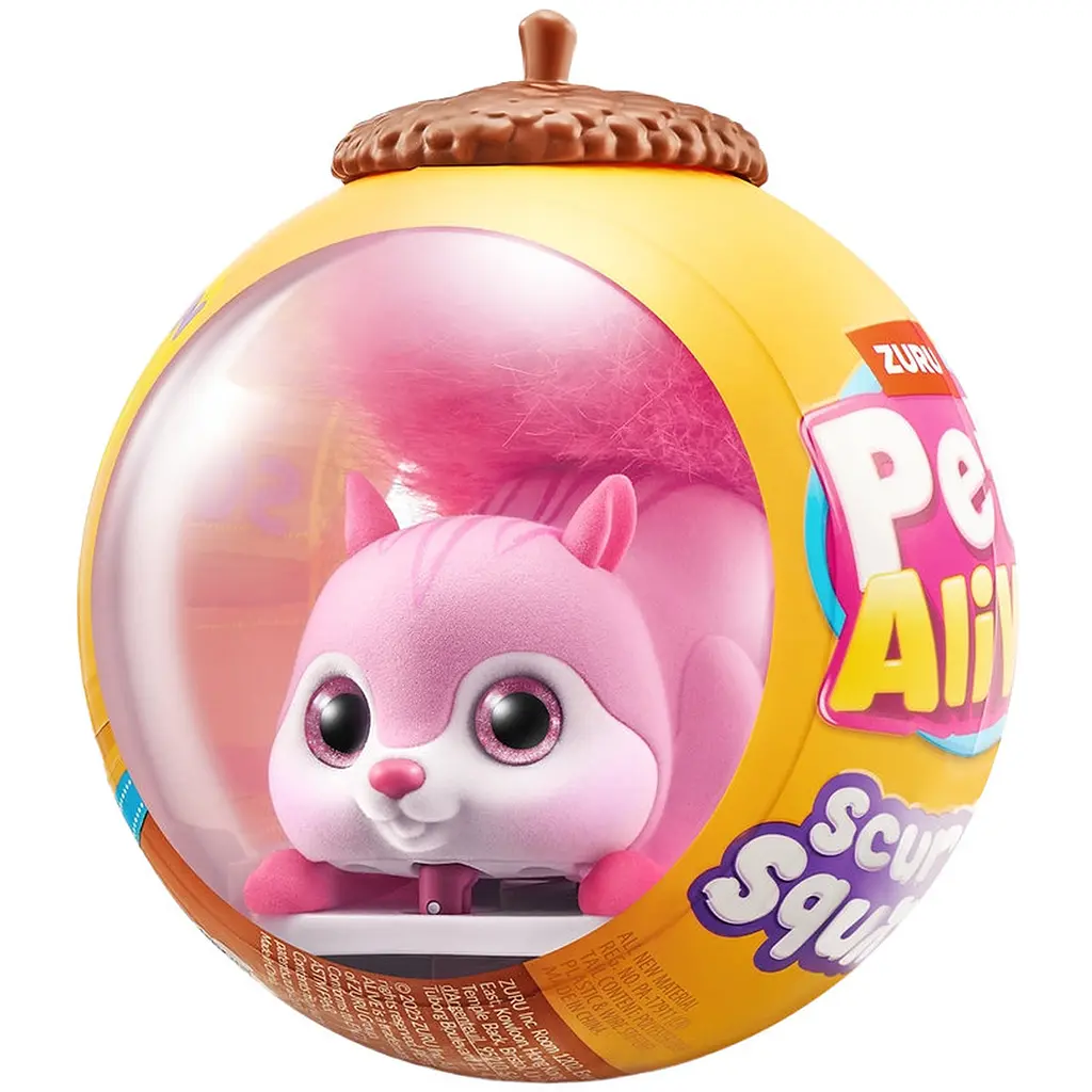 Інтерактивна іграшка Pets Alive S1 - Білочка рожева (9565B) - фото 1