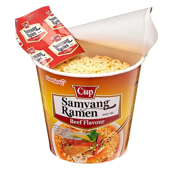 Локшина швидкого приготування Рамен Samyang Ramen Beef flavour Cup 65g - фото 2