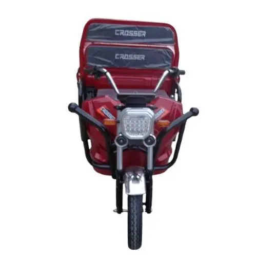 Вантажний електроскутер-самоскид триколісний CROSSER Cargo 16"  (1200W 60V, 58Ah) Червоний - фото 2