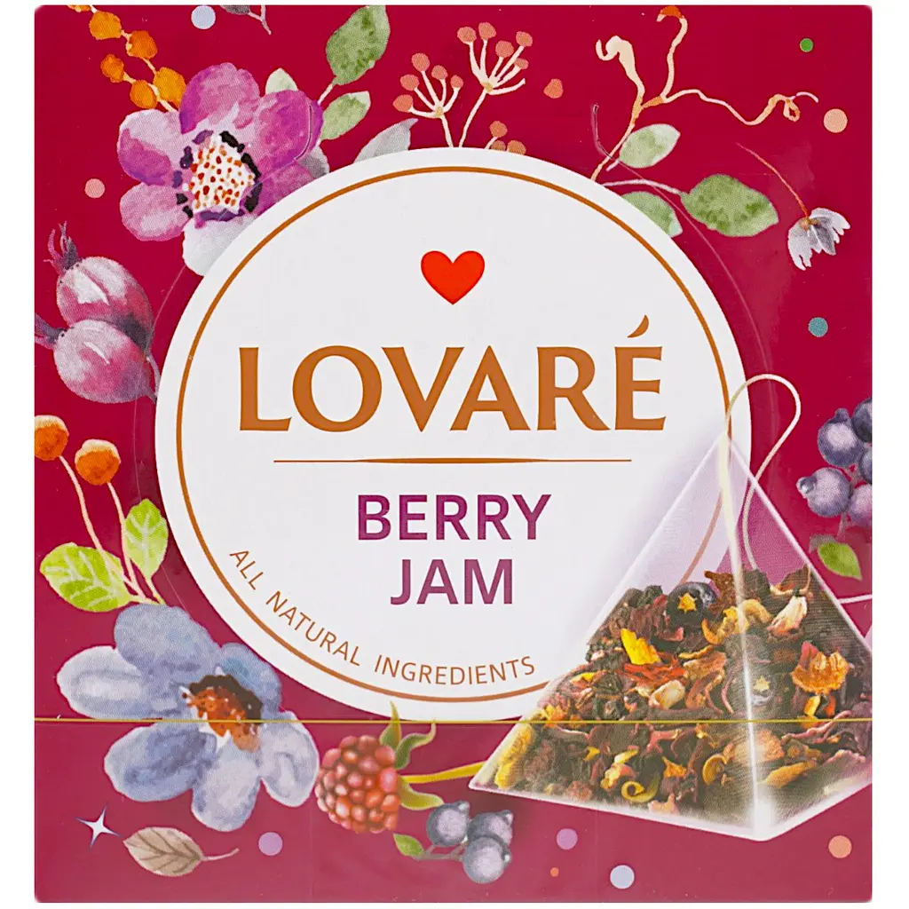Уцінка. Чай плодово-ягідний Lovare Berry Jam 30 г (15 шт. х 2 г)  - фото 3