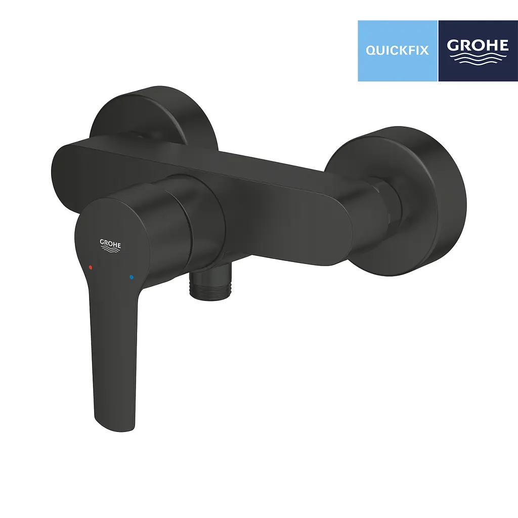 Змішувач для душу Grohe QuickFix Start 322792432, Чорний матовий - фото 3