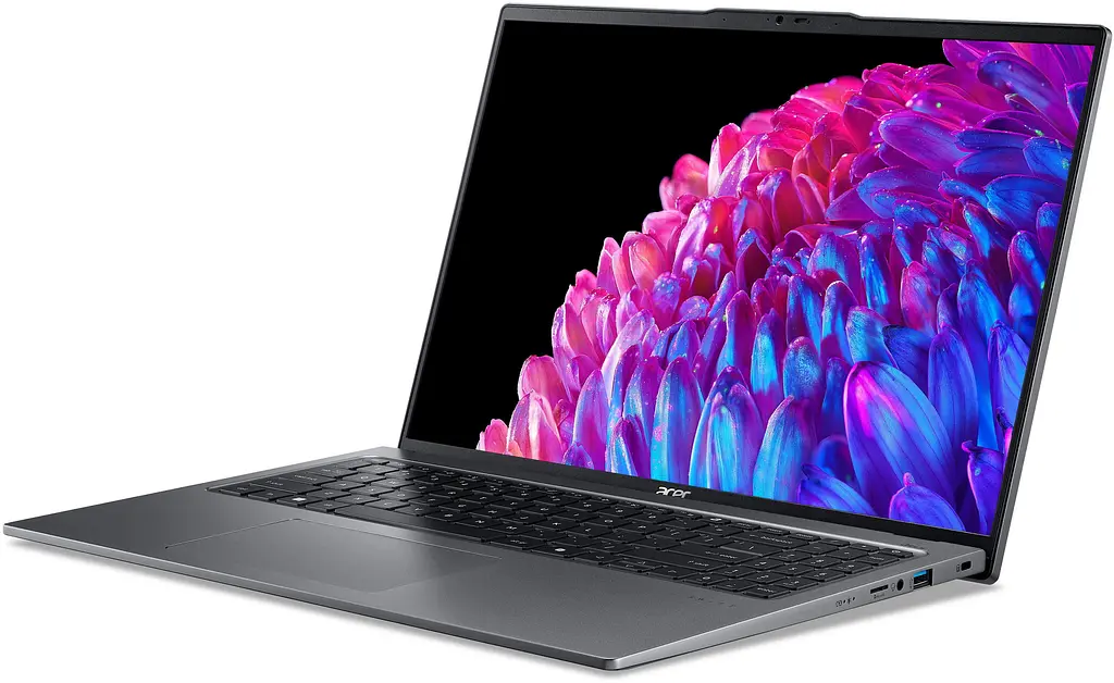 Ноутбук Acer Swift Go 16 SFG16-72 16' 3.2K OLED, Intel U5-125H, 16GB, F512GB, UMA, Lin, сірий (NX.KY9EU.001) - фото 4