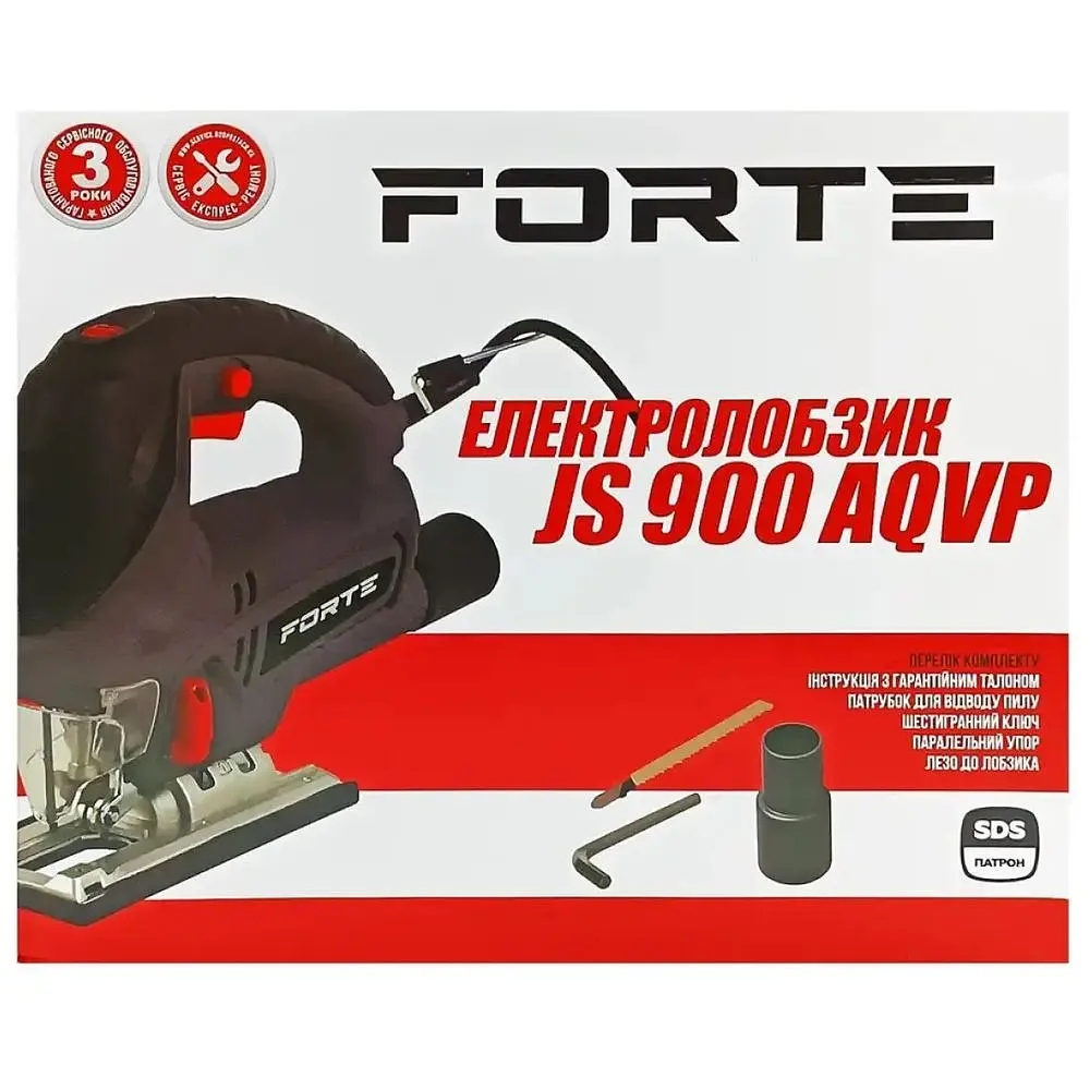 Лобзик Forte JS 900 AQVP 900 Вт 500-3000 об/хв (34693) - фото 7