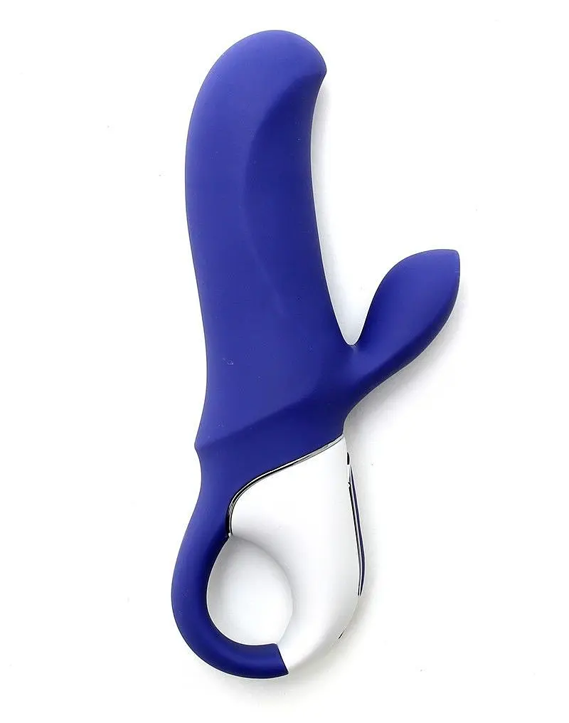 Потужний вібратор-кролик Satisfyer Vibes Magic Bunny, два мотори, литий силікон, 12 режимів роботи - фото 2