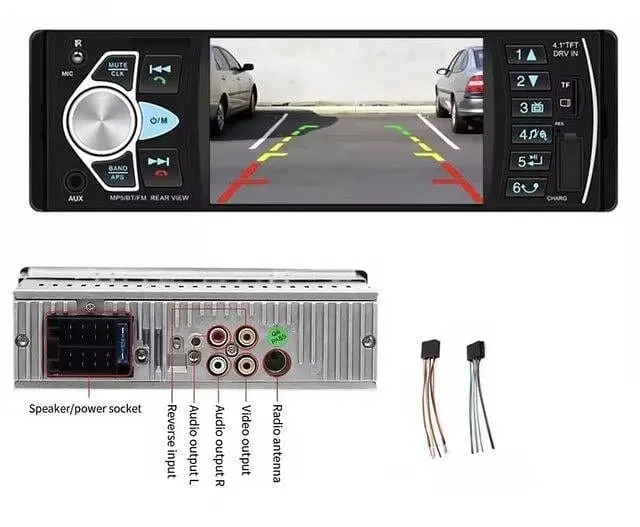 Автомагнитола MP5 4022D 1DIN с экраном 4.1" - фото 5