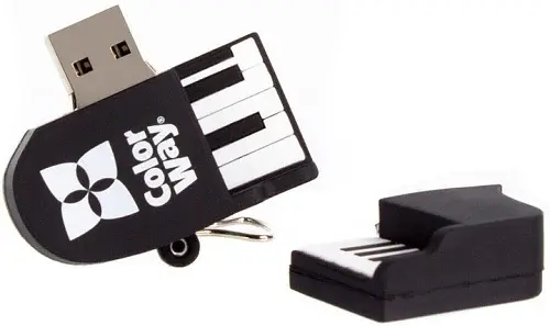 Флеш-накопичувач USB 32Gb "Piano", Black, USB 3.0 (CW-USBPO32) ColorWay teh0029157 - фото 2