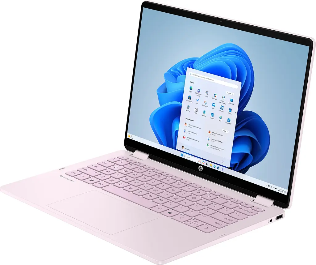 Ноутбук HP OmniBook 5 Flip x360 14" 2K IPS Touch Intel 5-120U 16GB F1024GB UMA Win11 розовый - фото 2