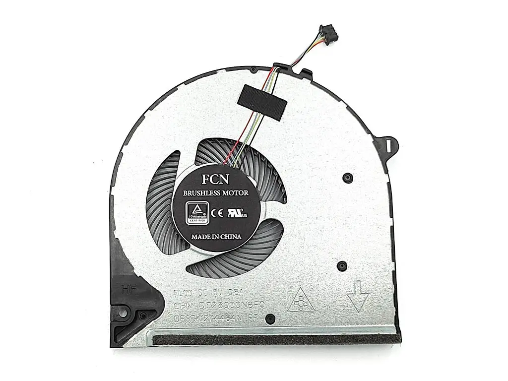 Вентилятор (кулер) для HP 15-DU, 15-DW, 15s-DU, 15t-DW, 15S-DY, 250 G8, 255 G8, 250 G9, 15S-DY (DC28000N6F0 DFS5K12114464N L52034-001) - фото 3