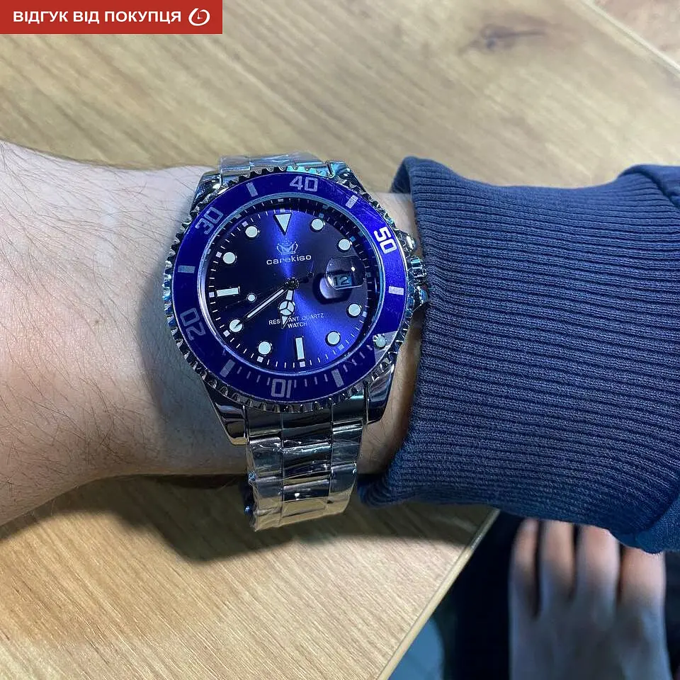 Годинник Hemsut Zurich Carekiso Blue - фото 12