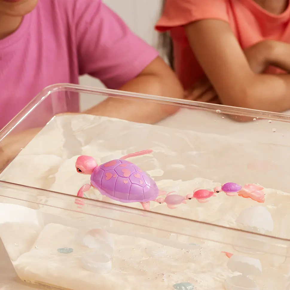 Интерактивный игровой набор Мама черепаха с сюрпризом Pets & Robo Alive 9560 "Mama & Baby Surprise" - фото 5