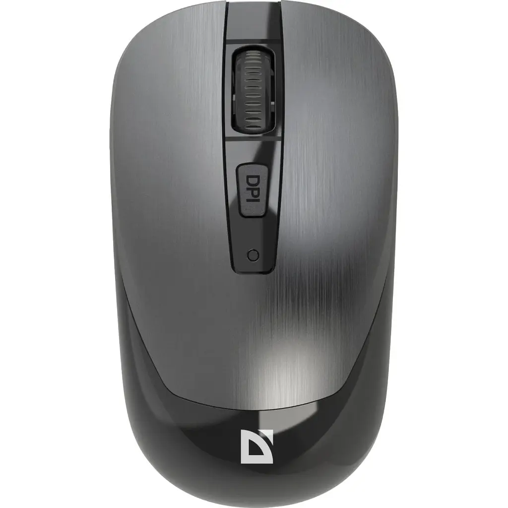 Компьютерная мышка Defender Wave MM-995 беспроводная 4 кн. до 1600 dpi бесшумная серая (52993) - фото 7