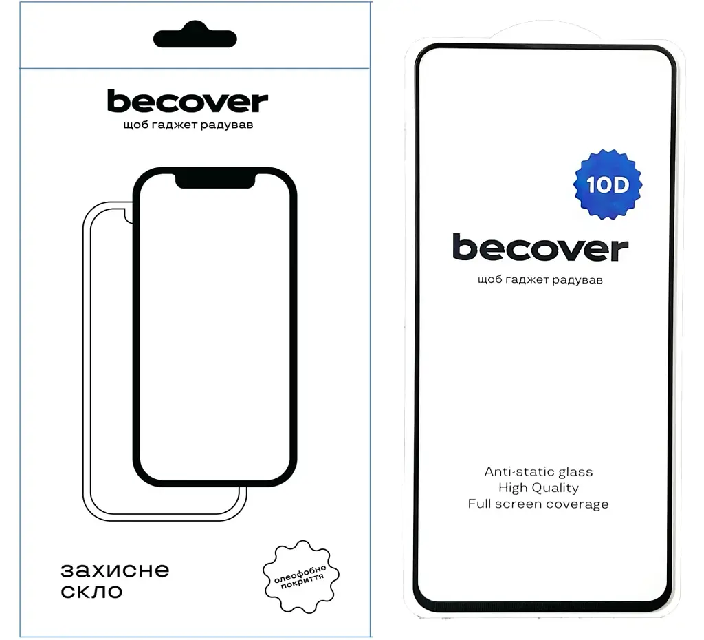 Скло захисне BeCover Tecno Camon 30 (CL6) 10D Black (711816) - фото 2