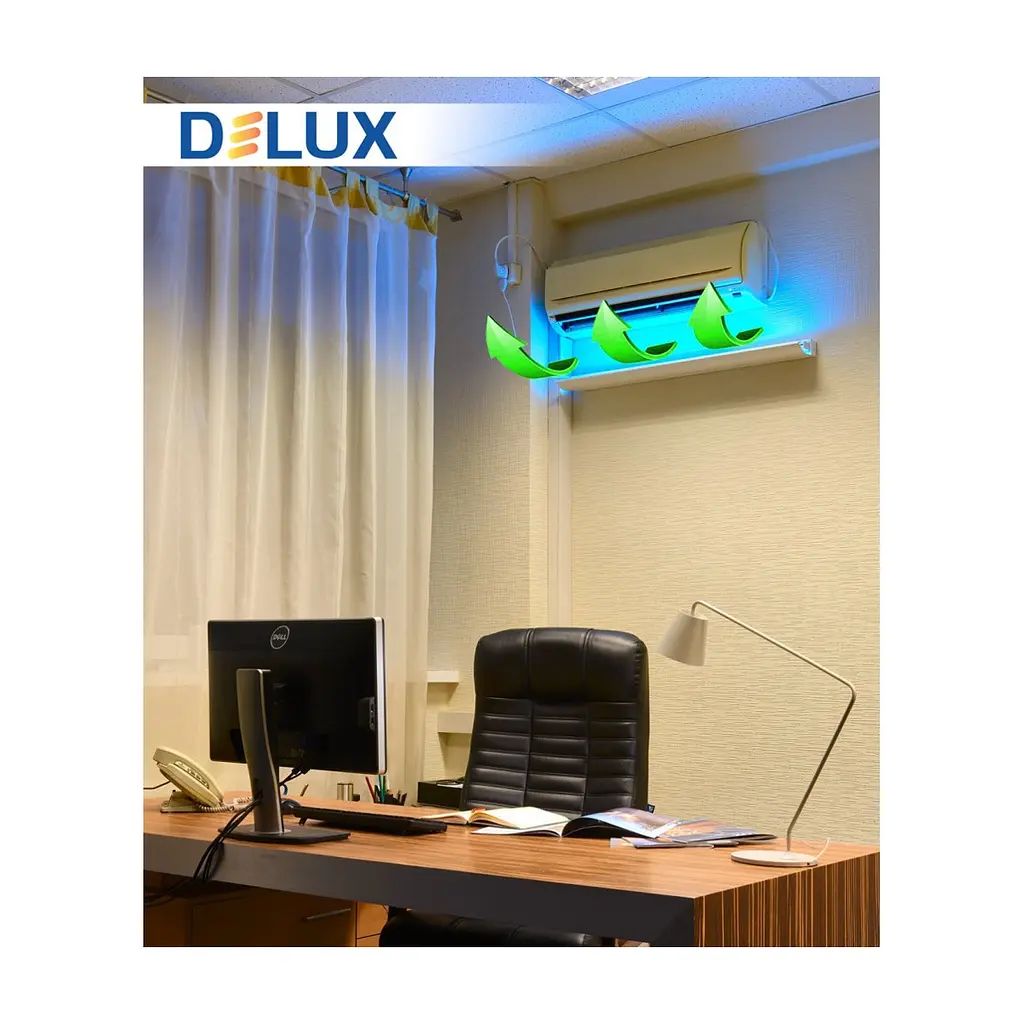 Лампочка Delux T8 15W G13 бактериц. без озона (Boric Germicidal) (90016671) - фото 2