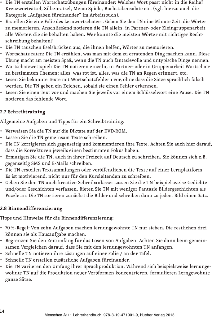 Menschen A1/1. Lehrerhandbuch - Сусанна Календер - фото 15