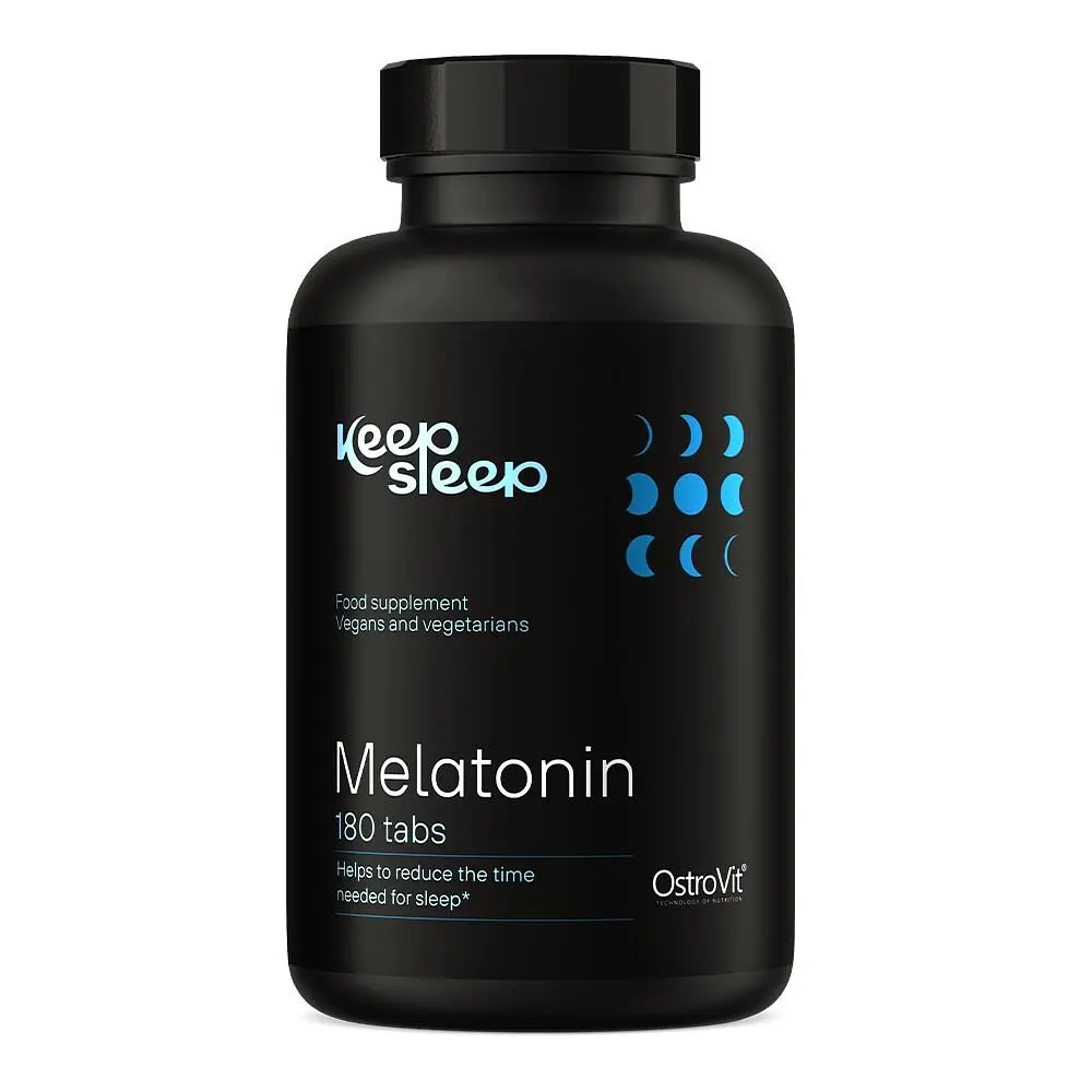 Натуральна добавка OstroVit Keep Sleep Melatonin, 180 таблеток