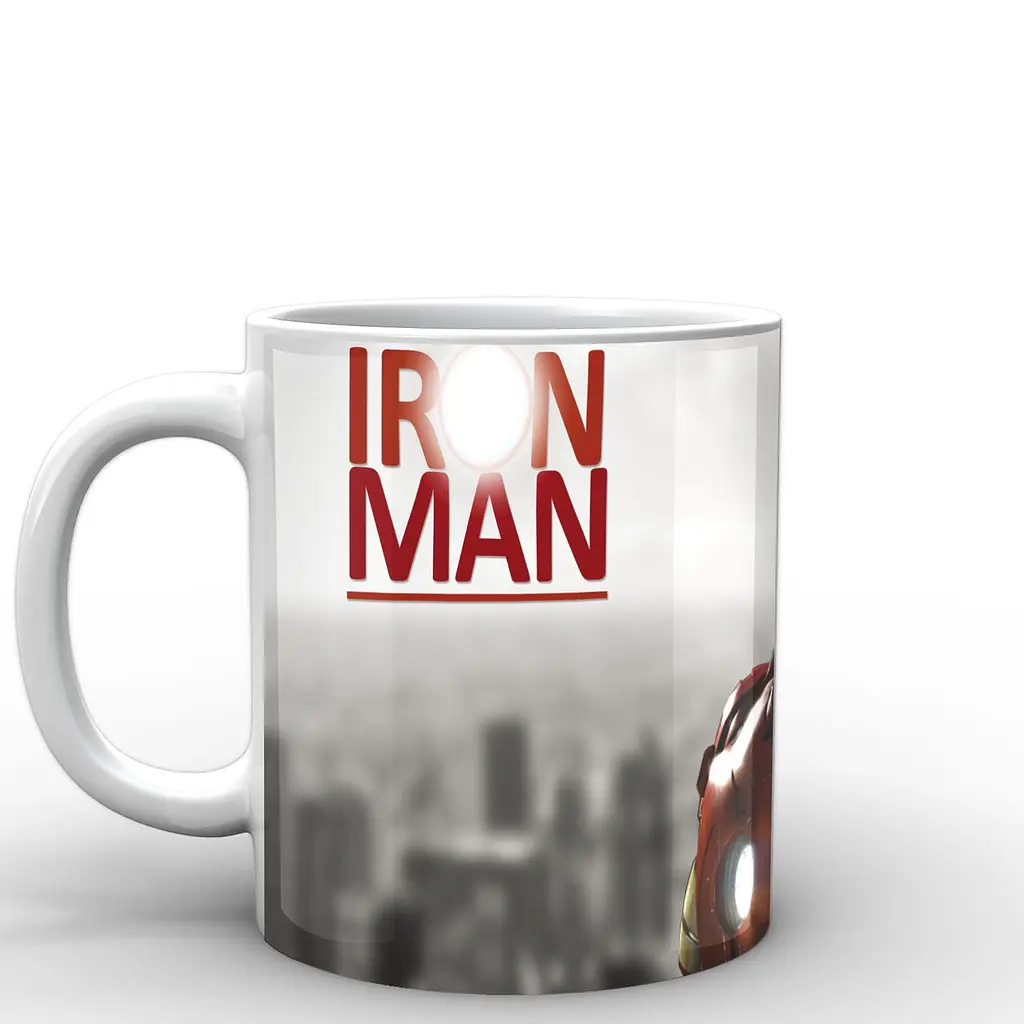 Кухоль GeekLand Залізна Людина Iron Man напис IM.02.049.661 330 мл білий - фото 2