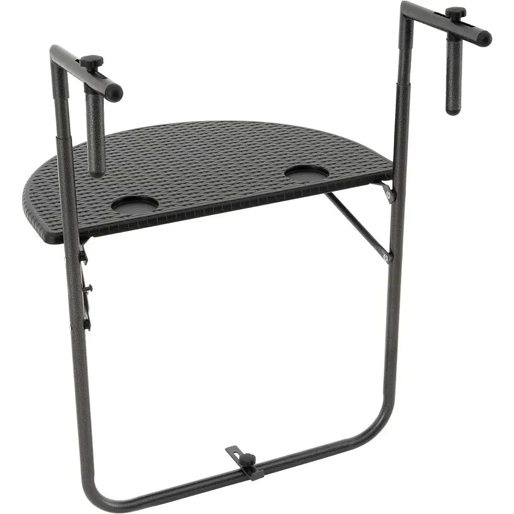 Підвісний столик Chomik Garden Line Mono балконний чорний - фото 4