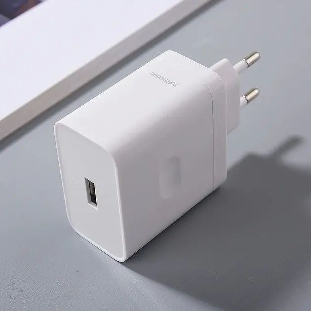 Зарядний пристрій Oneplus 100 W SUPERVOOC VCBAOBEH 1U + кабель USB — Type-C євровилка біле - фото 7