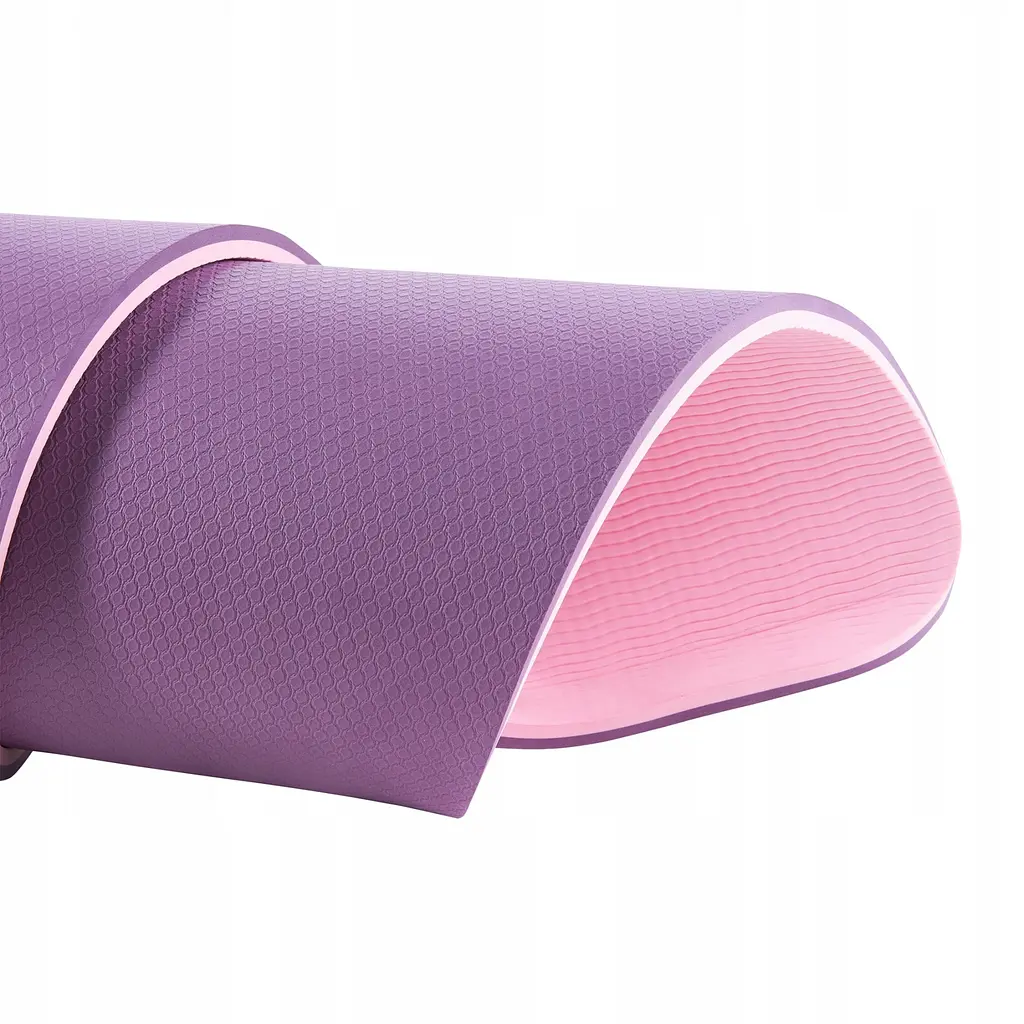 Коврик (мат) для йоги та фітнесу 4FIZJO TPE 180 x 60 x 1 см 4FJ0390 Violet/Pink (P-5907739316967) - фото 10