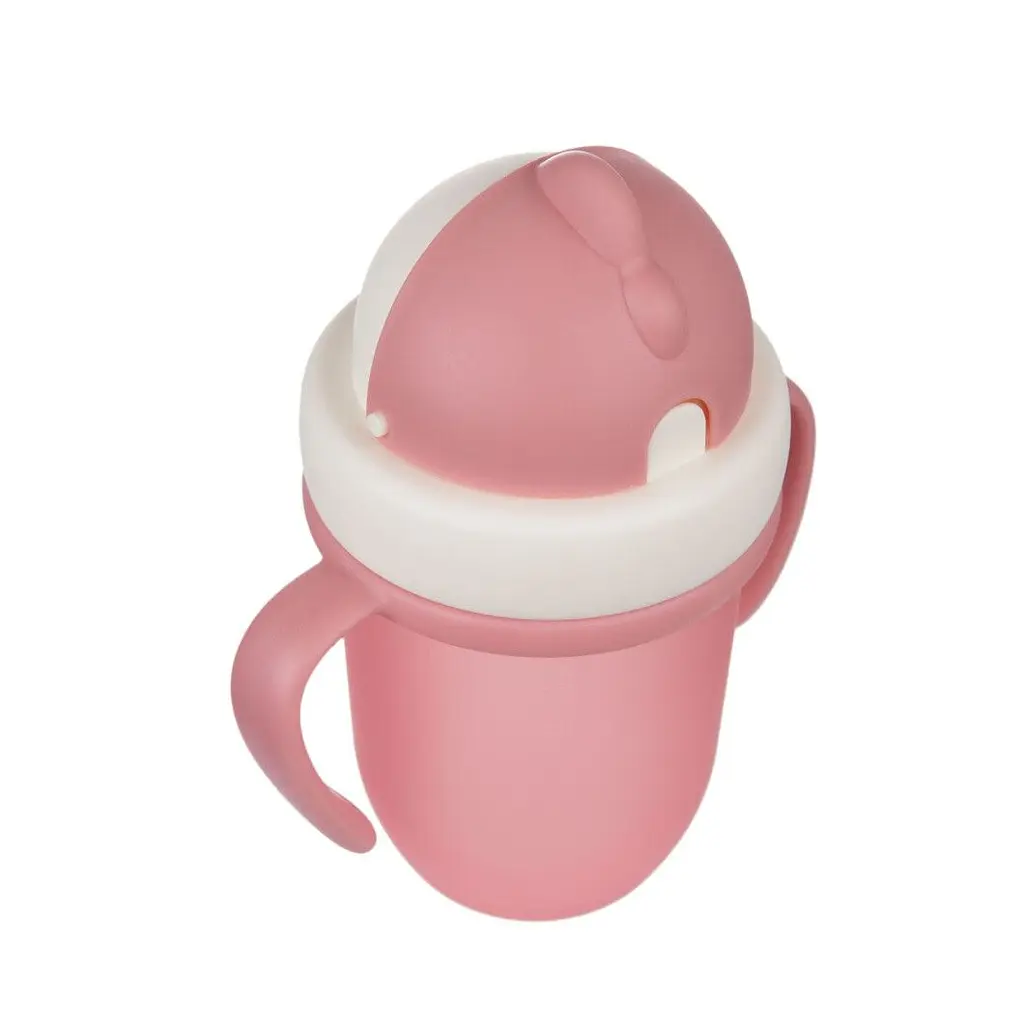 Кружка з силіконовою трубочкою Canpol babies Matte Pastels 210 мл рожевий - фото 4