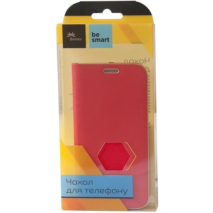 Чехол-книга Florence Top 2 Samsung Galaxy J5 2017 J530 красный - фото 5