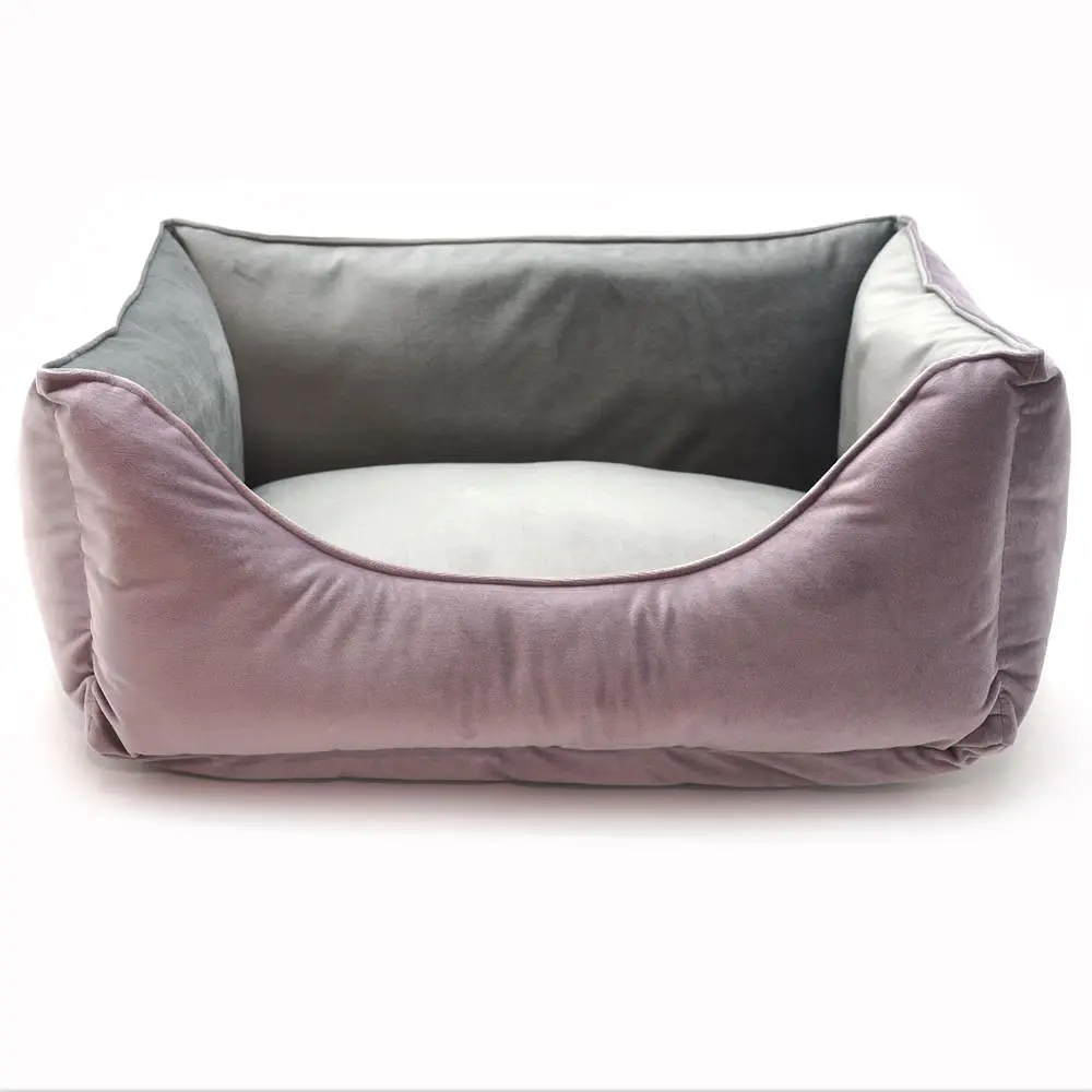 Лежак для котів та собак Zoo-hunt Бартон прямокутний рожевий №2 40х50х22 см - фото 4