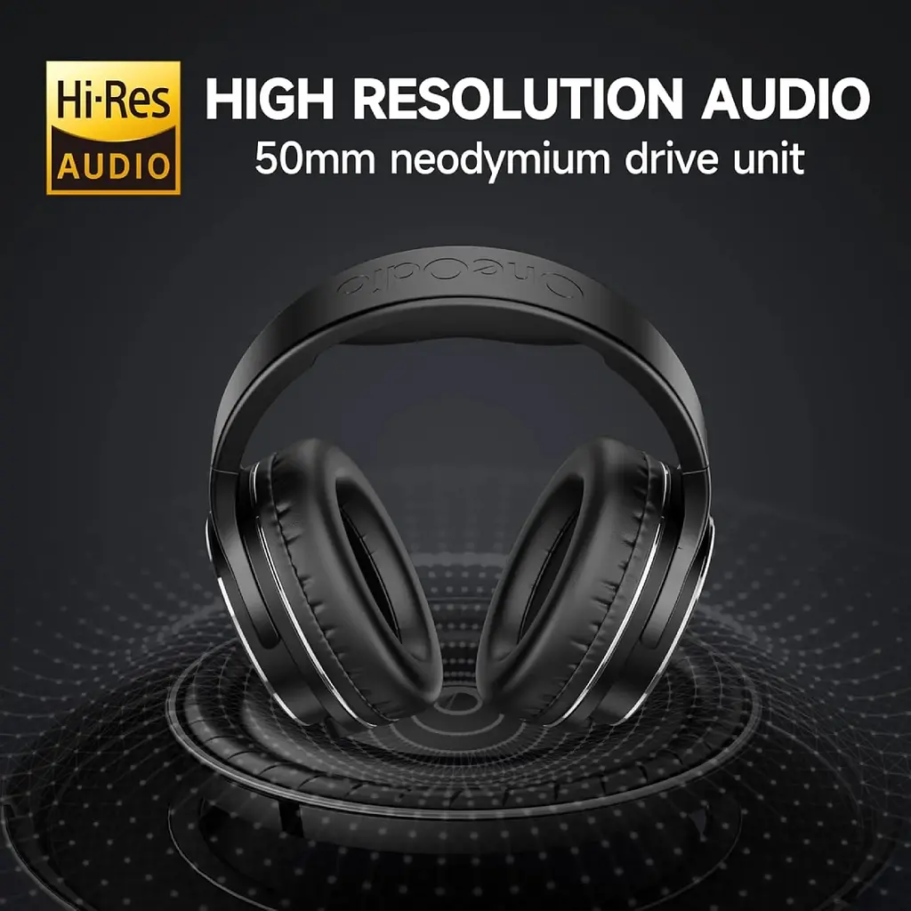 Гарнитура OneOdio Studio Hifi, 3,5 мм/6,35 мм, черный - фото 3