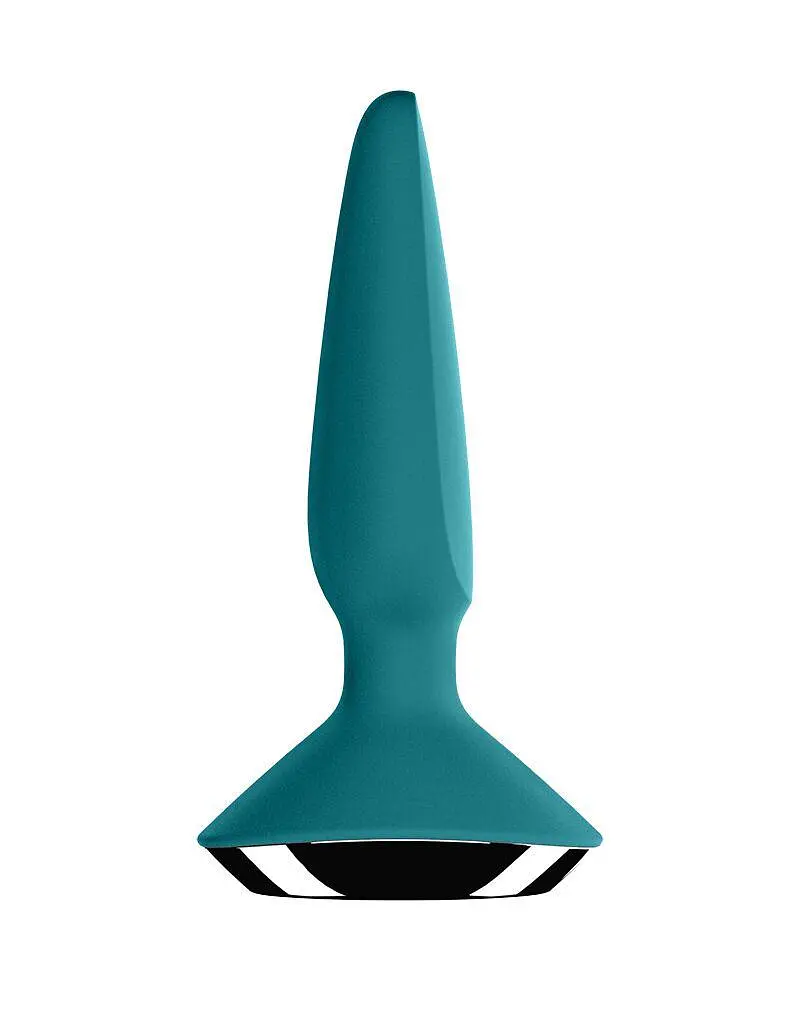 Анальна смарт-вібропробка Satisfyer Plug-ilicious 1, Зелений - фото 2