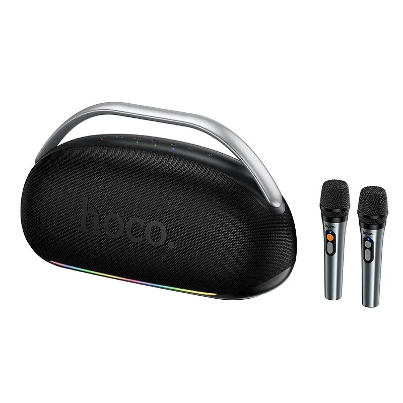 Портативна колонка HOCO HT2 Melody portable BT speaker Black (6942007672153) - фото 3