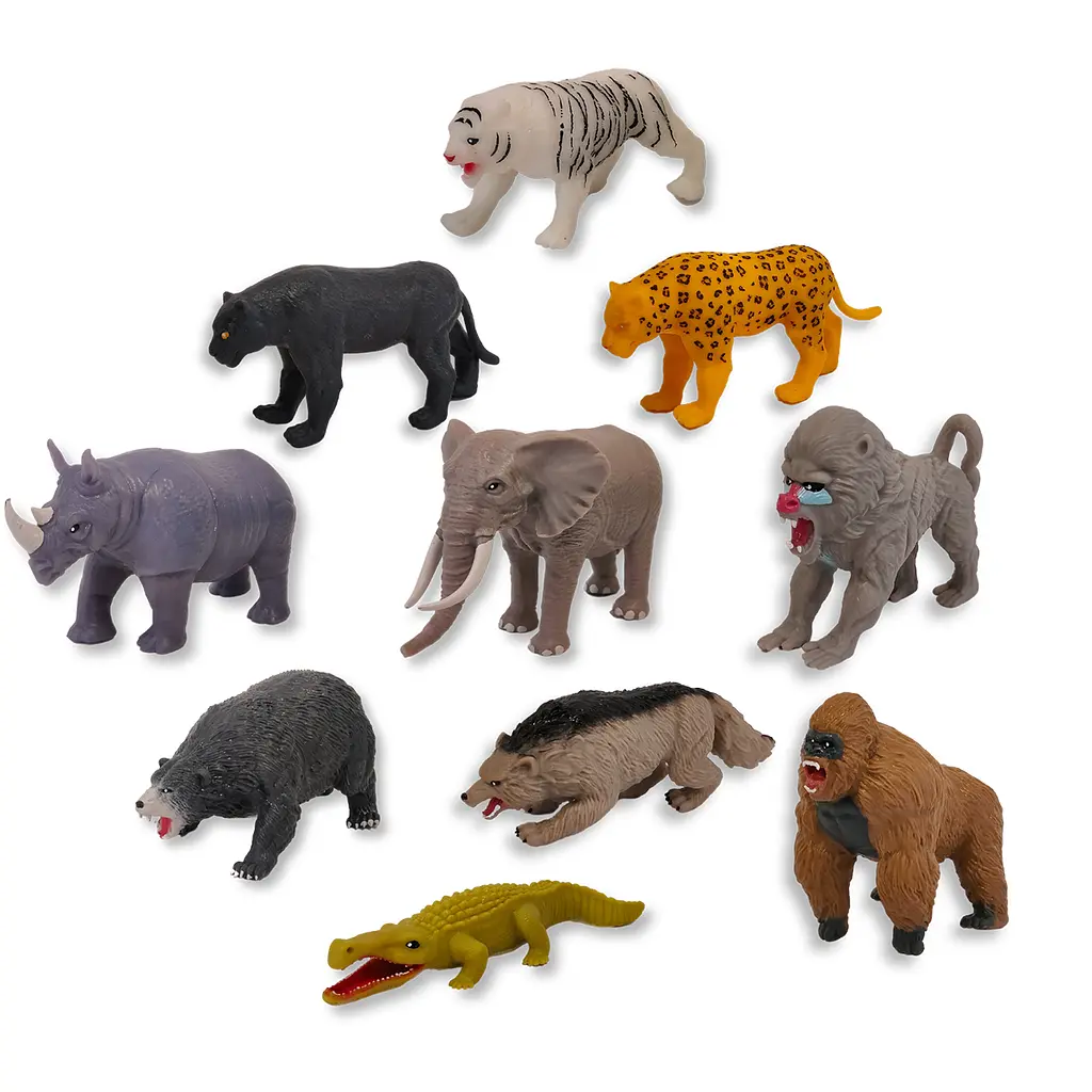 Стретч-іграшка #sbabam Legend of animals Максі Хижаки джунглів в дисплеї 12 шт. (30/CN23-CDU) - фото 2