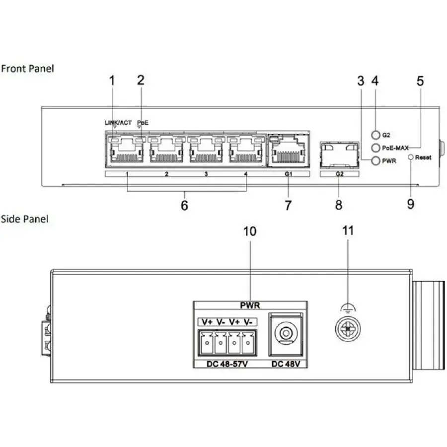 Комутатор Hikvision DS-3T1306P-SI/HS - фото 5